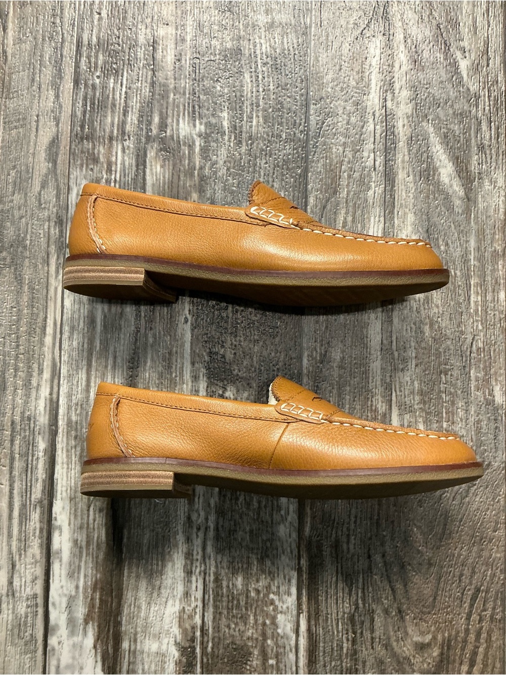 Sperry Women's Leather Penny Loafers in Tan Brown Size 8 - Picture 12 of 16
